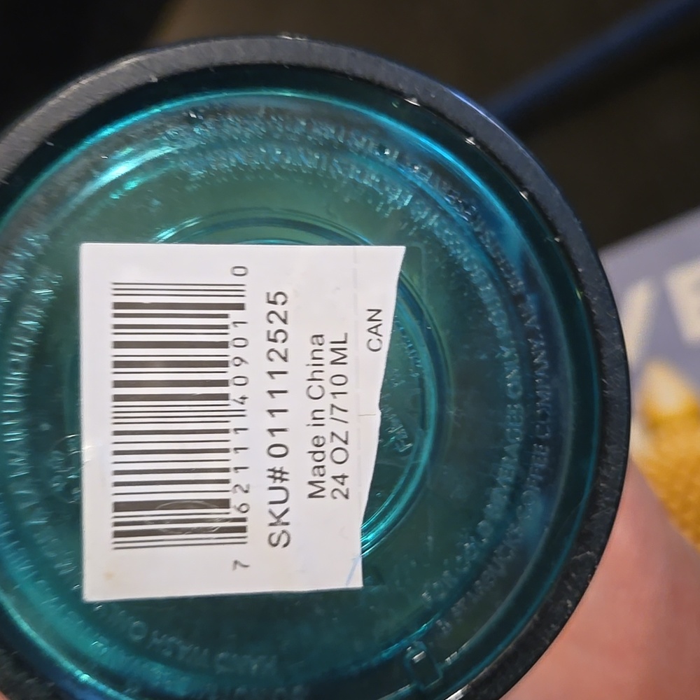 Starbucks 2020 Blue Teal Wave 24oz Tumbler. - Picture 4 of 6